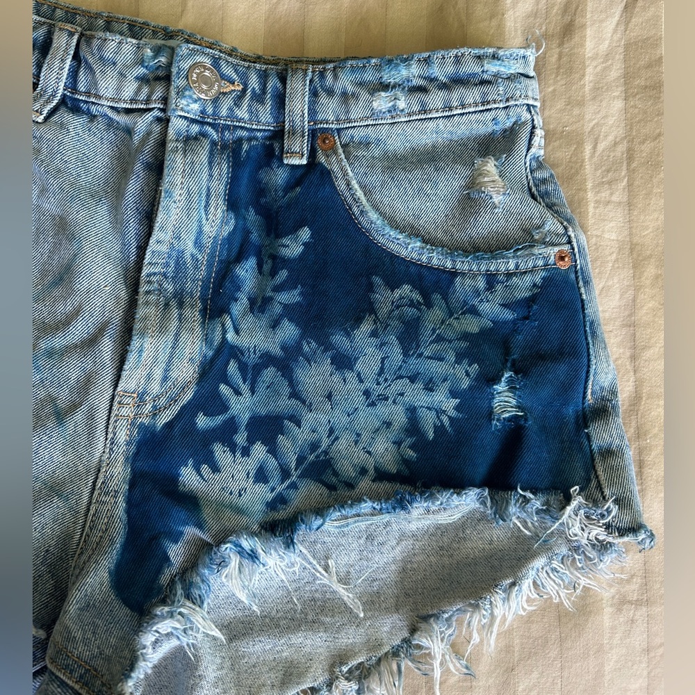 Cyanotype Zara Denim Shorts